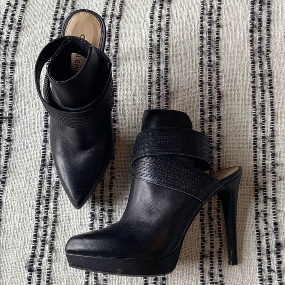 Open back heels